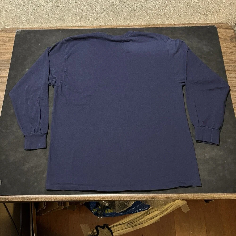 Vintage Polo Bear Ralph Lauren Polo Selvedge Shirt Men USA Made 90s Crewneck 80s
